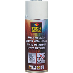 Spray efecto metal plata 400 ml · Tech Aerosol